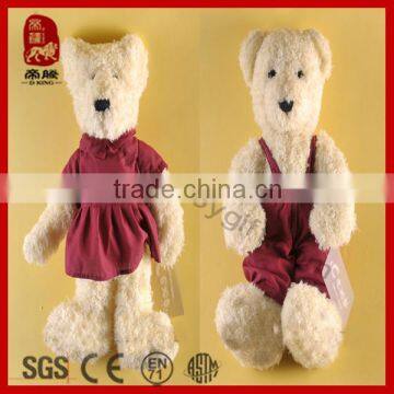 Cute toy animal plush teddy bear couples for Valentine's day
