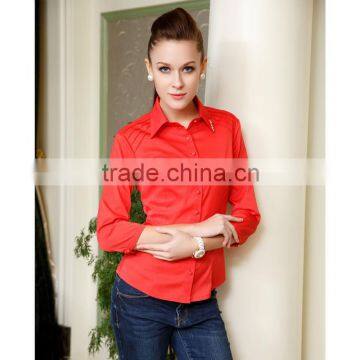 Classic Ruffle Design Ladies Blouses and Tops Wholesale Woman Clothing Roupas Femininas Blusas Femininas