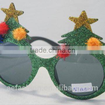 China Factory Wholesale Chrismas Sunglasses New Year Sunglasses Party Sunglasses