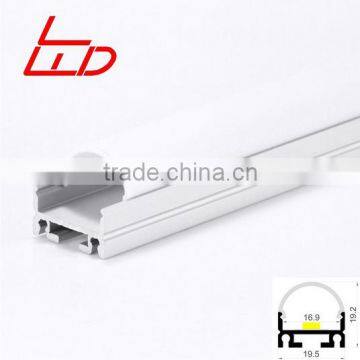 UV-resistance matt anodized led aluminum extrusion with PC cover and various accessories