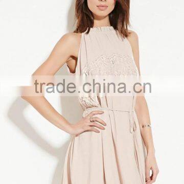 2016 Fashion Contemporary Eyelash Lace Casual Dress For Girls photo-3