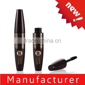 China manufacturer black aluminium mascara container / tube / case / packaging / bottle / packing with brush