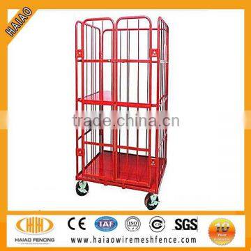 Cargo mobile stackable steel storage roll container