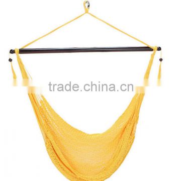 Caribbean Style Outdoor Soft-spun Polyester Rope Hammock