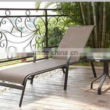 Outdoor furniture plastic sun lounger, garden outside sun lounger, daybed