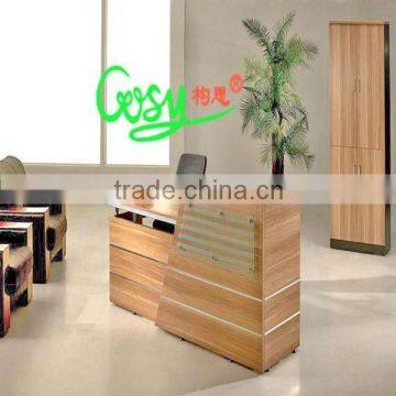 Modern reception desk in furniture