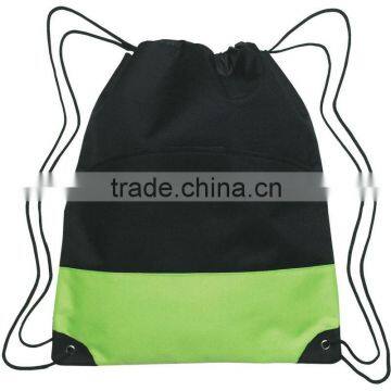 Drawstring Sports Pack-Lime Green