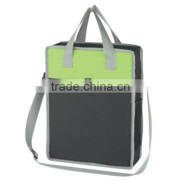 Vertical Messenger/Tote Bag-Lime Green