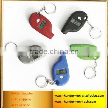 2-150psi Key Chain LCD Display Digital Tire Pressure Gauge