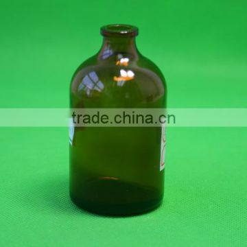 GLB100012 Argopackaging Medicinal Glass Bottle 100ML Amber for Wholesale