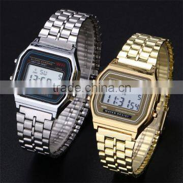 Amazon Hot Sell Multifunctional F-91W Fashion Watch Alarm Clock Students Watch Digital Watch photo-5