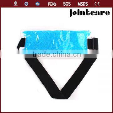 Back massage gel beads hot cold pack with belt