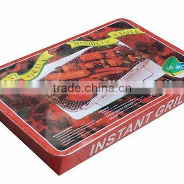 instant disposable bbq grill