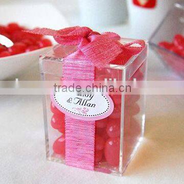 wedding candy box gift box cheap wholesale beautiful wedding gift butterfly acrylic candy box