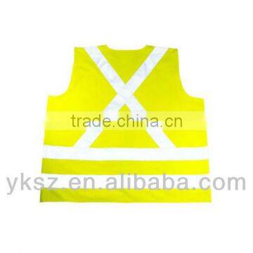 2013 New Style safety vest with back pocket With EN ISO20471