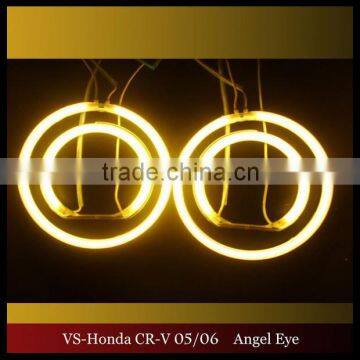 CCFL Halo Ring For Honda CRV Angel Eyes Halo Ring kit for CRV 05/06 yellow