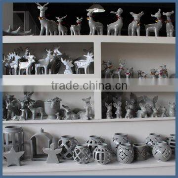 Festive & Party Supplies Ceramic Santa Reindeer for Christmas Decorating photo-6