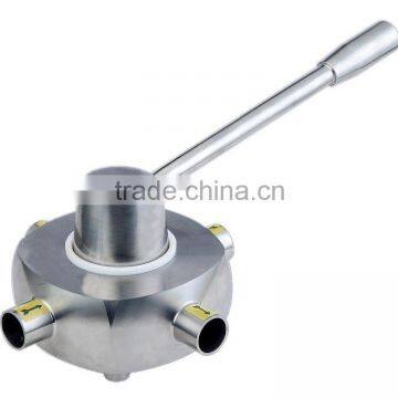 High Quality Sanitary Stainless Steel Three-way Ball Valve photo-4