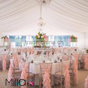 Pink chair sashes