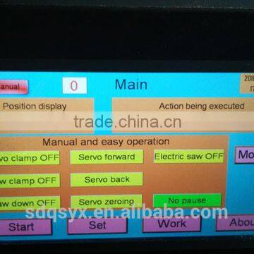 Automatic Alloy Aluminum Profiles/Pipes/Rods Circular Saw Cutting-Off Machine(Two Saws) photo-4