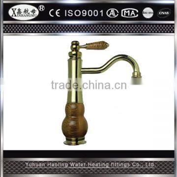 Bathroom Basin Kitchen Sink Mixer Tap Swivel Faucet Antique Brass Fashion Style Deck Mounted photo-4