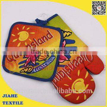 Factory Directed 100% Cotton Baking Glove & Pot Holder as SET photo-3