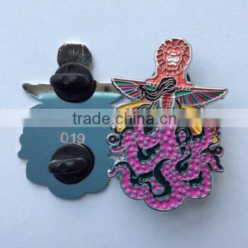 Black nickel plating grateful dead lapel pin