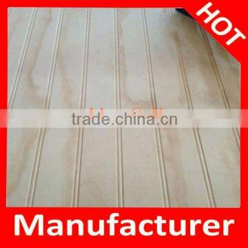 Hot sell pine core groove plywood for chile