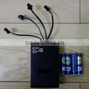 WY-ELI-IPF-4-4-600cm-800cm AAAX4PCS 6V Battery EL WIRE INVERTER / AAAX4PCS EL WIRE INVERTER