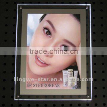 slim and energy saving cosmetic crystal advertising sign