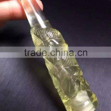 Finely Carved Citrine Quartz Smoking Pipes Commercial Gifts