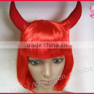 Wholesale Red Synthetic Hair Wig For Party Wig