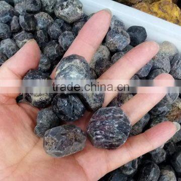 wholesale natural rock rough garnet stone