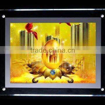 Led Slim Crystal Light Box Customized