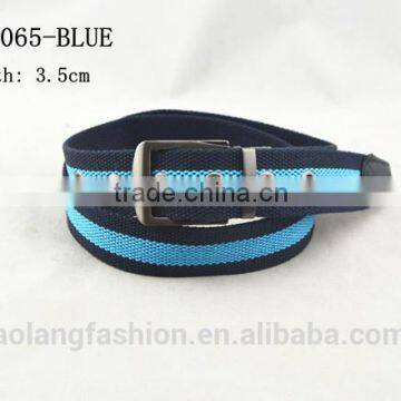 Webbing Belt With Reversible Buckle