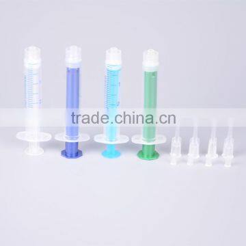 3ml Peroxide or Non Peroxide Teeth Whitening Bleach Gel Syringe OEM