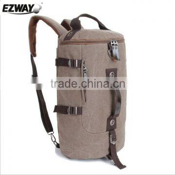 2015 fashion design multi-function canvas backpack duffel bag for sale