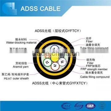 2--144Core ADSS Aerial Single Mode ADSS Fiber Optic Cable