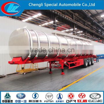 stainless steel tank trailer, 50000 liters stainless steel tank truck trailer, stainless steel fuel tank semi trailer