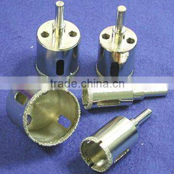 Electroplated diamond core drill bits