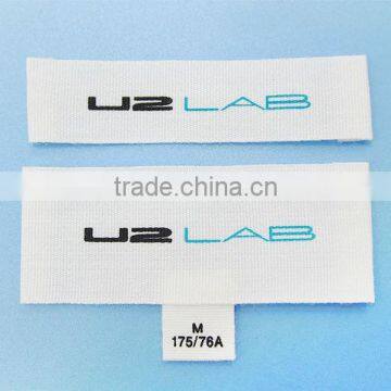 Cotton Garment Flexo Print Trouser Label