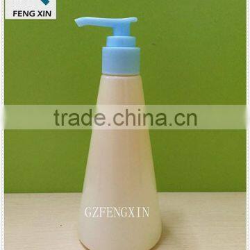 plastic packing PET plastic bottle with sprayer pump for personal care use