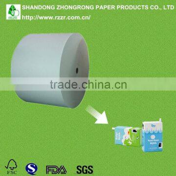 fresh milk packaging box paper with PE