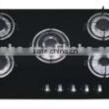 Glass gas stove hob