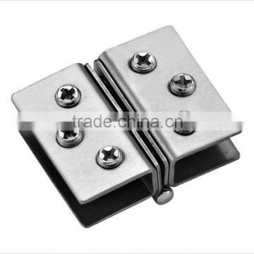 HJ-068 Best price 10cm square stainless steel double hinge China supplier glass hinge