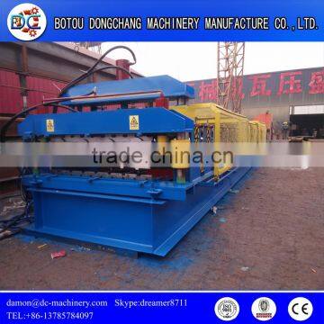Galvanized Zinc Roofing Profile Sheet Roll Forming Machine Making Trapezoid Sheet photo-4