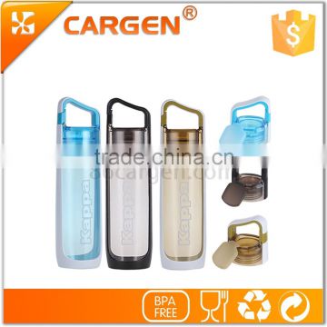 Large capacity 700ml wide mouth easy cleaning plastic water bottle