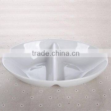 Soup basin plain white ceramic soup pot