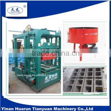 QTJ4-26D Hand Operated Concrete Hollow Block Making Machine