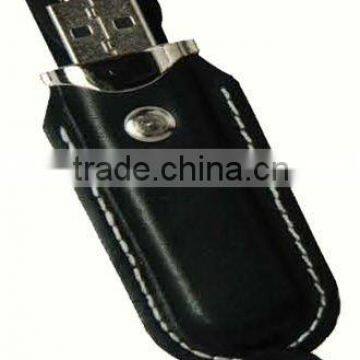 black real leather 2gb card usb flash drive full capacity